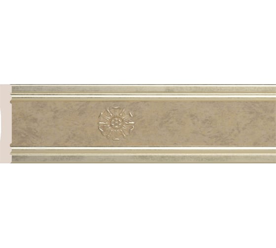 Изображение товара Молдинг Cosca Decor 80-5 Розетка интерьерный багет, платина СПБ051703