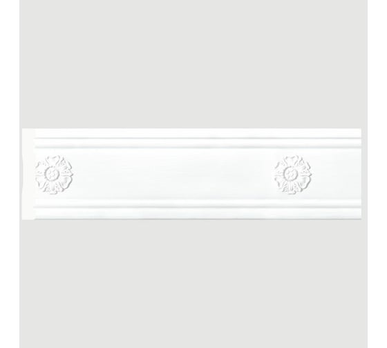 Изображение товара Молдинг Cosca Decor 80-5 Розетка интерьерный багет, белый мат СПБ048181