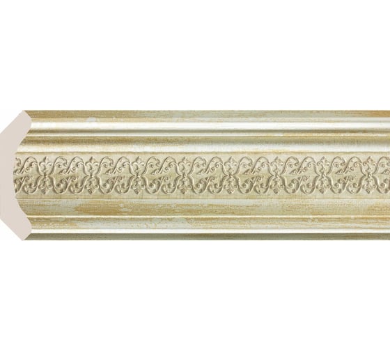 Изображение товара Карниз Cosca Decor 168-281 интерьерный багет, 89 мм, серебро СПБ016731