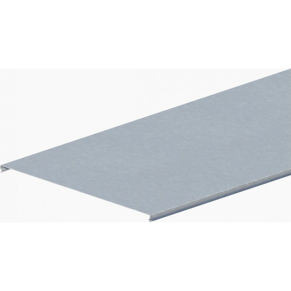 Изображение товара Крышка прямого замкового лотка металлическая из стали с оцинковкой 400х16х3000 мм