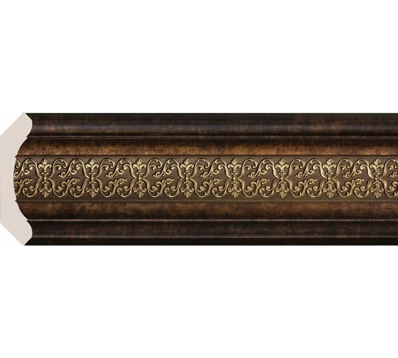 Изображение товара Карниз Cosca Decor 168-767 интерьерный багет, 89 мм, античная медь СПБ016732