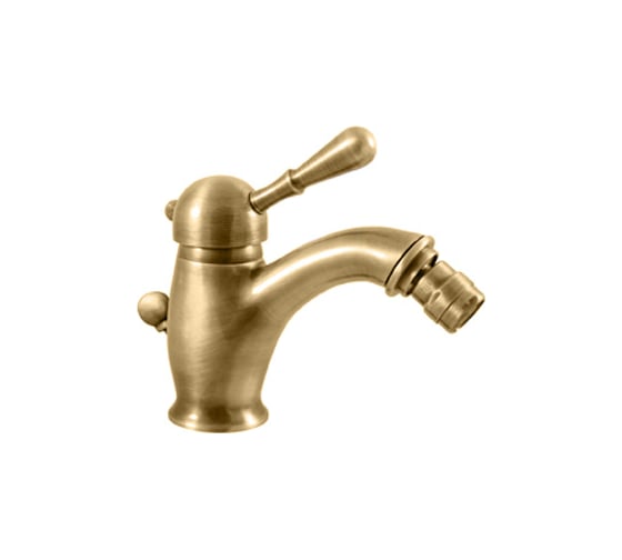 Изображение товара Смеситель для биде RavSlezak ЛАБЭ с донным клапаном метал., высота 140 мм, бронзовый L445.5SM