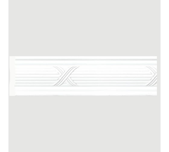 Изображение товара Молдинг Cosca Decor 80-7 Лента интерьерный багет, белый матовый СПБ048182