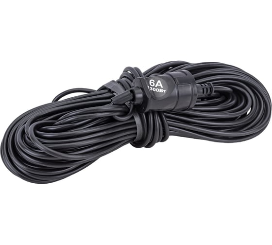 Изображение товара Силовой удлинитель SVET Бублик (ПВС 2x0,75) 30м/6А/1300Вт без заземления УХ6-1-30 SV0425-0003