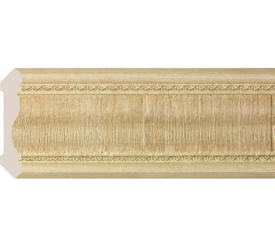Изображение товара Карниз Cosca Decor 174-5 интерьерный багет, 60 мм, ясень золотистый СПБ016768
