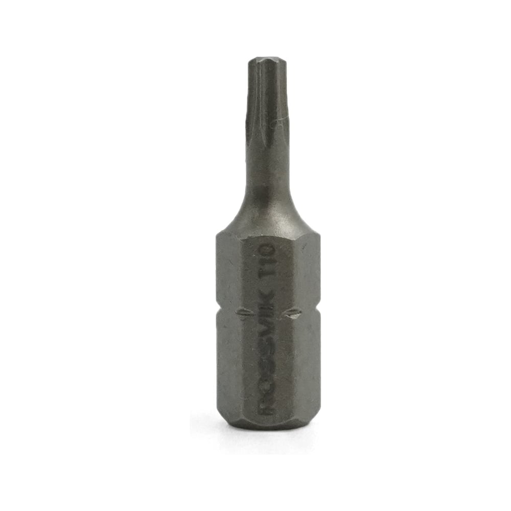 Изображение товара Бита ROSSVIK TORX T10, 25 мм, 1/4, сплав S2 (20шт в коробке) 6325T10