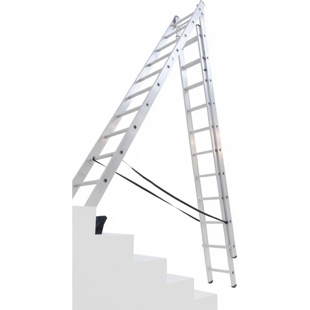 Изображение товара Лестница трехсекционная универсальная усиленная STAIRS 13 ступеней ALP313 plus