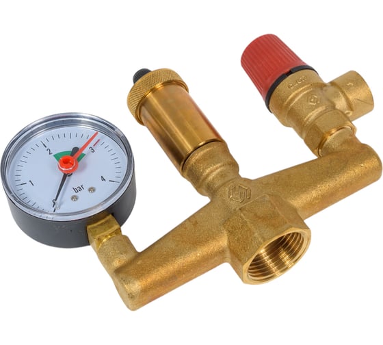 Изображение товара Группа безопасности котла MVI 1" с манометром, предохранительным клапаном SE.510.06