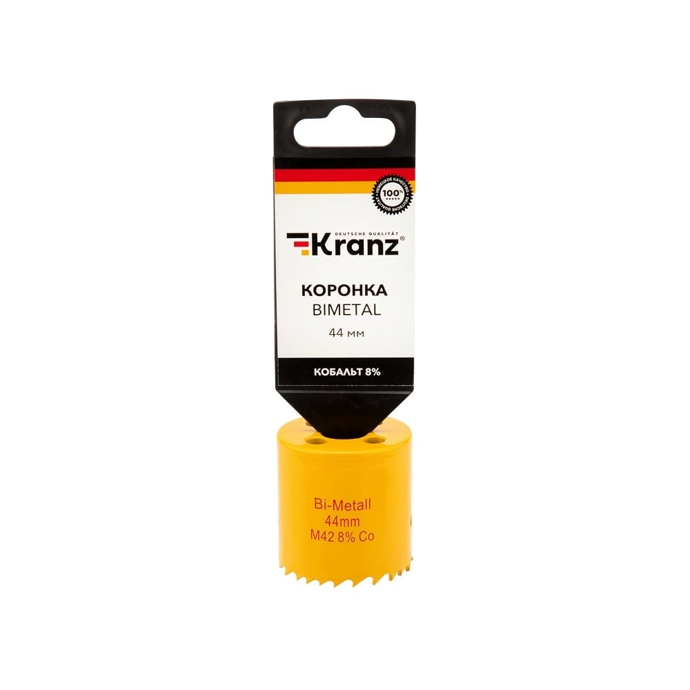 Биметаллическая коронка KRANZ KR-92-0221