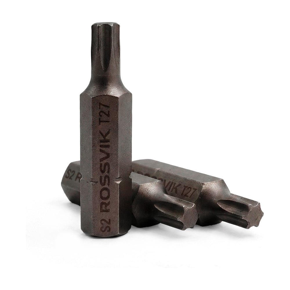 Изображение товара Бита ROSSVIK TORX , T27, 36 мм, 5/16, сплав S2 (20шт в коробке) 8036T27 Изображение товара Бита ROSSVIK TORX , T27, 36 мм, 5/16, сплав S2 (20шт в коробке) 8036T27