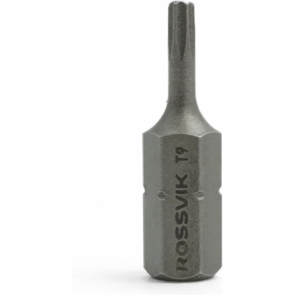 Изображение товара Бита ROSSVIK TORX T9, 25 мм, 1/4, сплав S2 (20шт в коробке) 6325T9 Изображение товара Бита ROSSVIK TORX T9, 25 мм, 1/4, сплав S2 (20шт в коробке) 6325T9