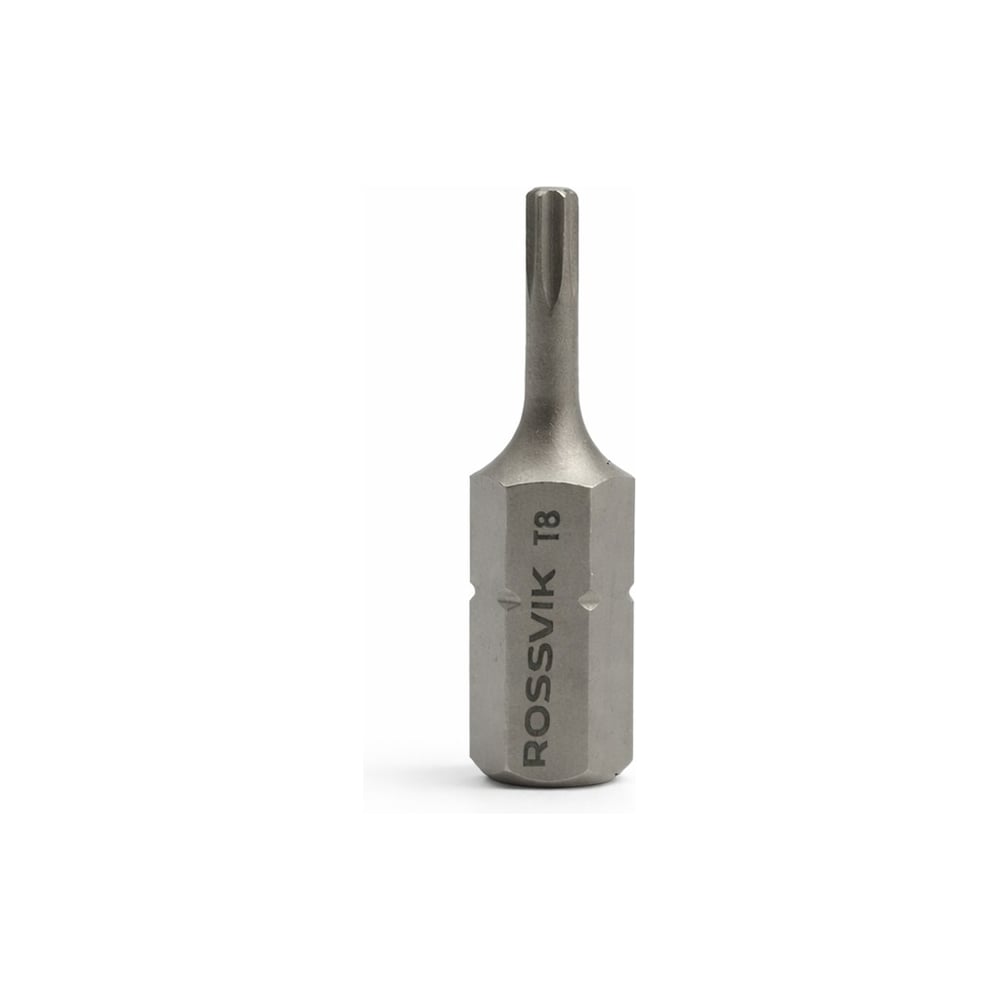 Изображение товара Бита ROSSVIK TORX T8, 25 мм, 1/4, сплав S2 (20шт в коробке) 6325T8 Изображение товара Бита ROSSVIK TORX T8, 25 мм, 1/4, сплав S2 (20шт в коробке) 6325T8