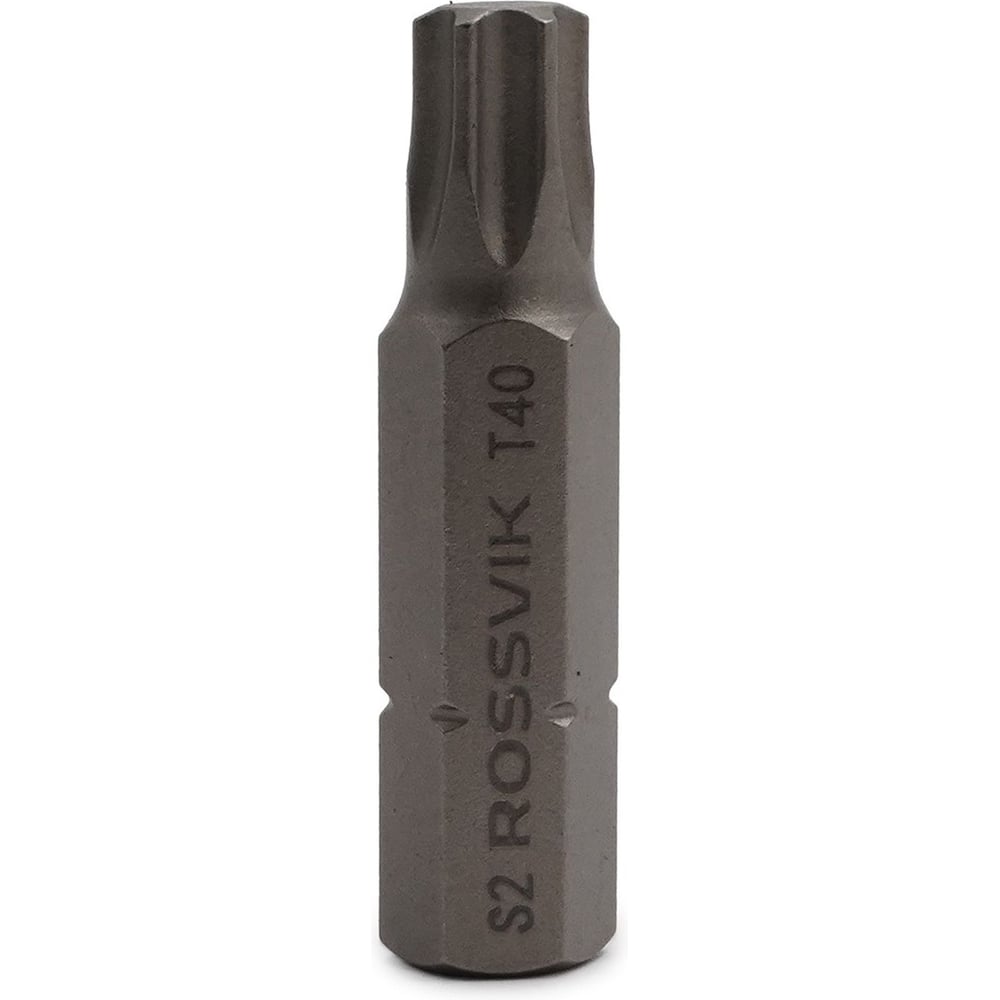 Изображение товара Бита ROSSVIK TORX T40, 36 мм, 5/16, сплав S2 (20шт в коробке) 8036T40 Изображение товара Бита ROSSVIK TORX T40, 36 мм, 5/16, сплав S2 (20шт в коробке) 8036T40