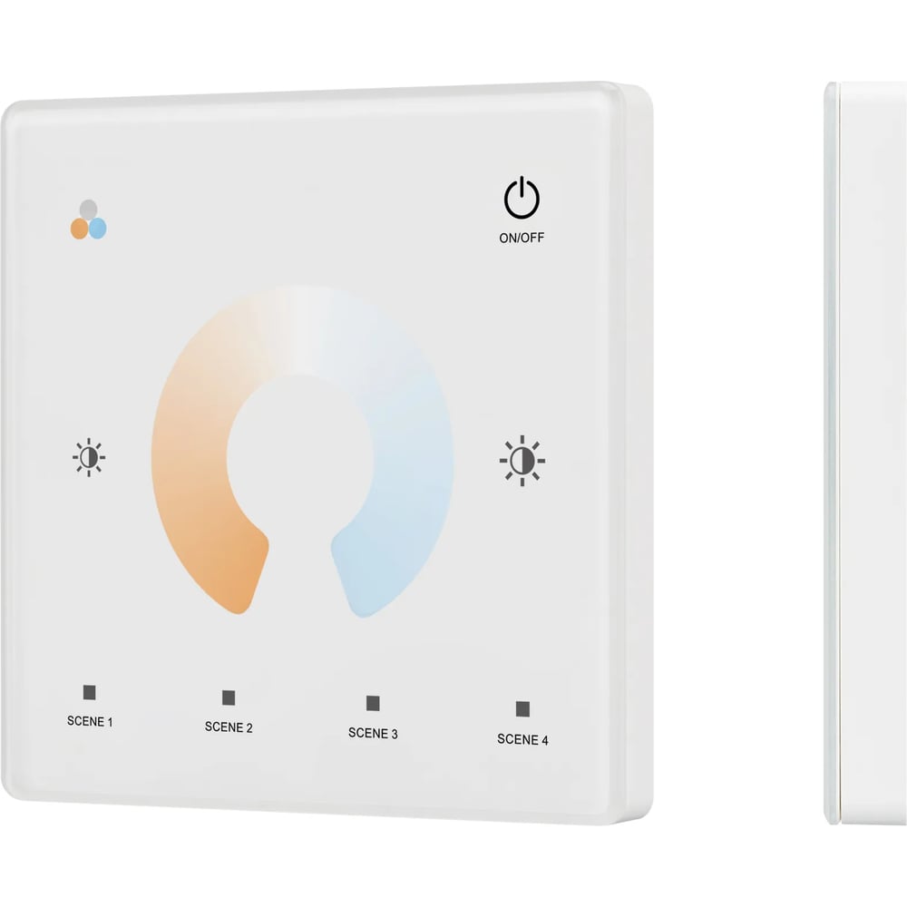 Изображение товара Сенсорная панель INTELLIGENT ARLIGHT SMART-RF-801-11-1G-4SC-MIX белая, накладная, 1шт 060186