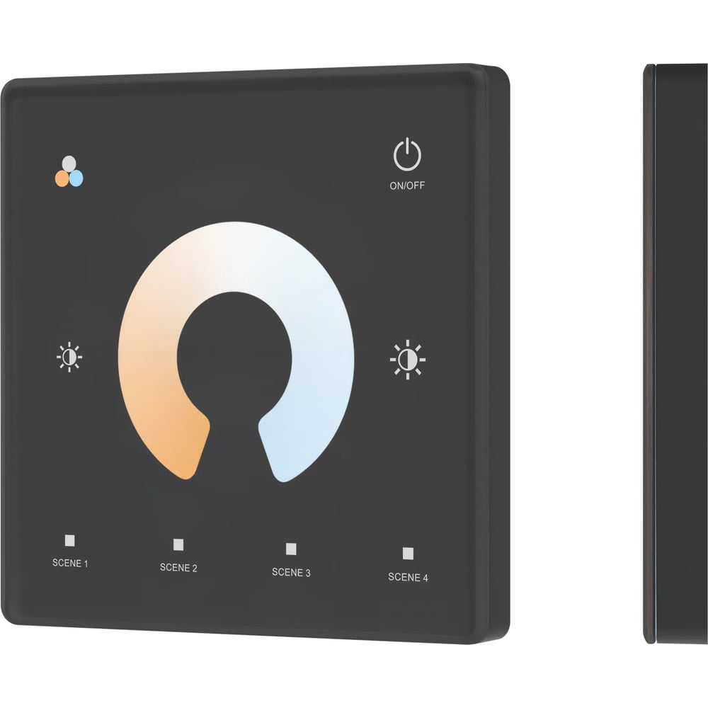 Изображение товара Сенсорная панель INTELLIGENT ARLIGHT SMART-RF-801-11-1G-4SC-MIX черная, накладная, 1шт 063526