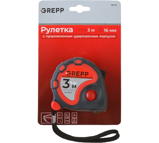 Изображение товара Рулетка Ladina 3м 16мм 100-101