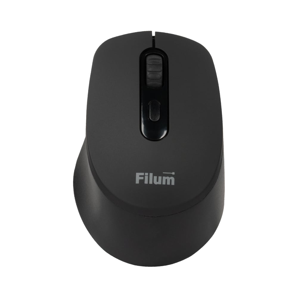 Изображение товара Мышь Filum Wireless FL-MW05-BK оптическая USB 4 кл., DPI: 800/1200/1600, питание АА 1 шт., черная, Windows XP/Vista/7/8/10, MacOS 00-01097165