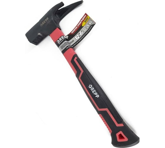 Изображение товара Молоток Ladina кровельщика 600г, фибергласовая двухкомпонентная рукоятка 307-001