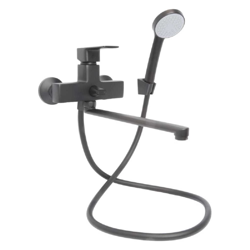 Изображение товара Смеситель для ванны и раковины MIXLINE МЛ16-02Ч 35k, черный 559121 Изображение товара Смеситель для ванны и раковины MIXLINE МЛ16-02Ч 35k, черный 559121