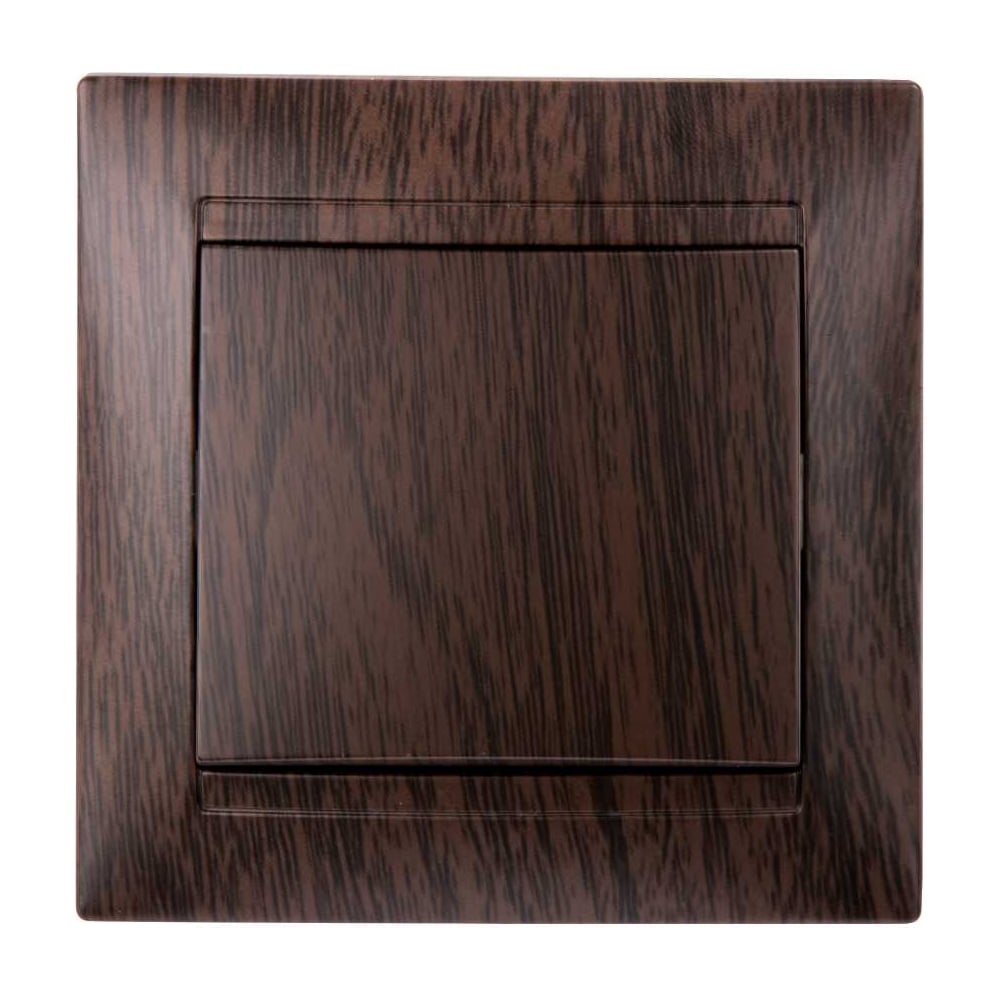 Изображение товара 1-клавишный выключатель TDM ELECTRIC 10А венге Лама SQ1815-0401