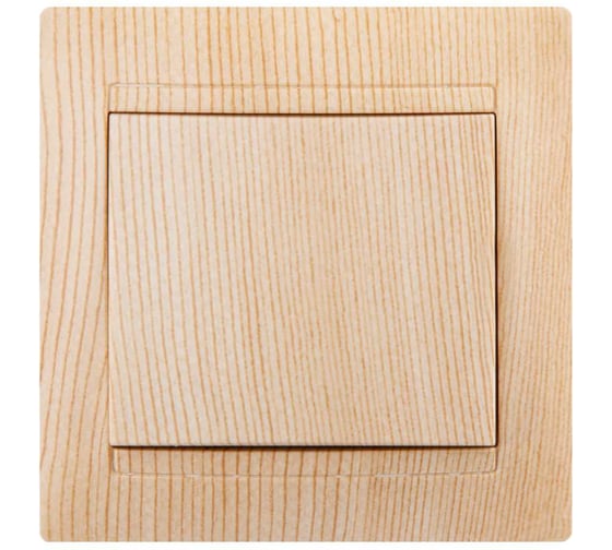 Изображение товара Выключатель TDM ELECTRIC 1 кл. 10А сосна серии "Лама" SQ1815-0301