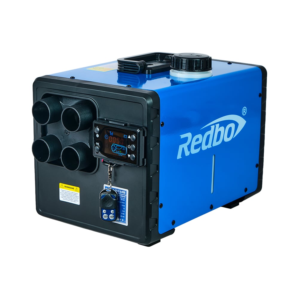 Изображение товара Автономный дизельный отопитель Redbo RDH-12-24/8000 (2000-8000Вт, 0.1-0.35 л/час, 5л, дисплей, пульт) 58204 Изображение товара Автономный дизельный отопитель Redbo RDH-12-24/8000 (2000-8000Вт, 0.1-0.35 л/час, 5л, дисплей, пульт) 58204