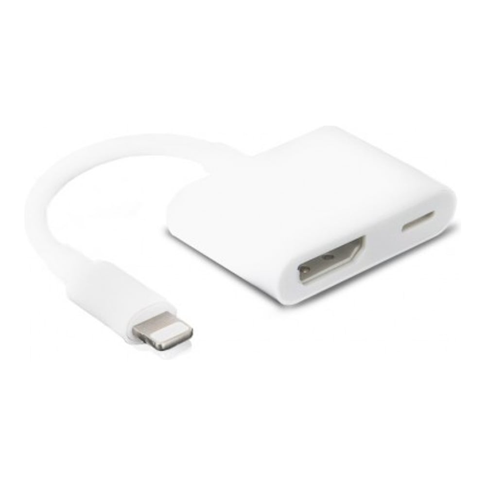 Изображение товара Адаптер KS-is Lightning в HDMI с портом питания KS-381