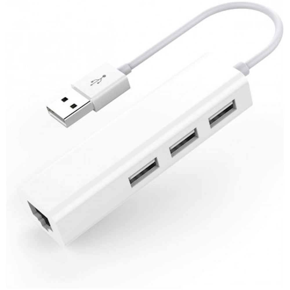 Изображение товара Адаптер с USB хабом KS-is USB RJ45 LAN KS-311 Изображение товара Адаптер с USB хабом KS-is USB RJ45 LAN KS-311