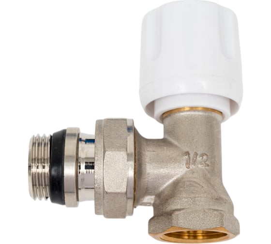 Изображение товара Радиаторный вентиль MVI угловой, ручной регулировки с самоуплотняющимся кольцом 1/2" TR.211.04