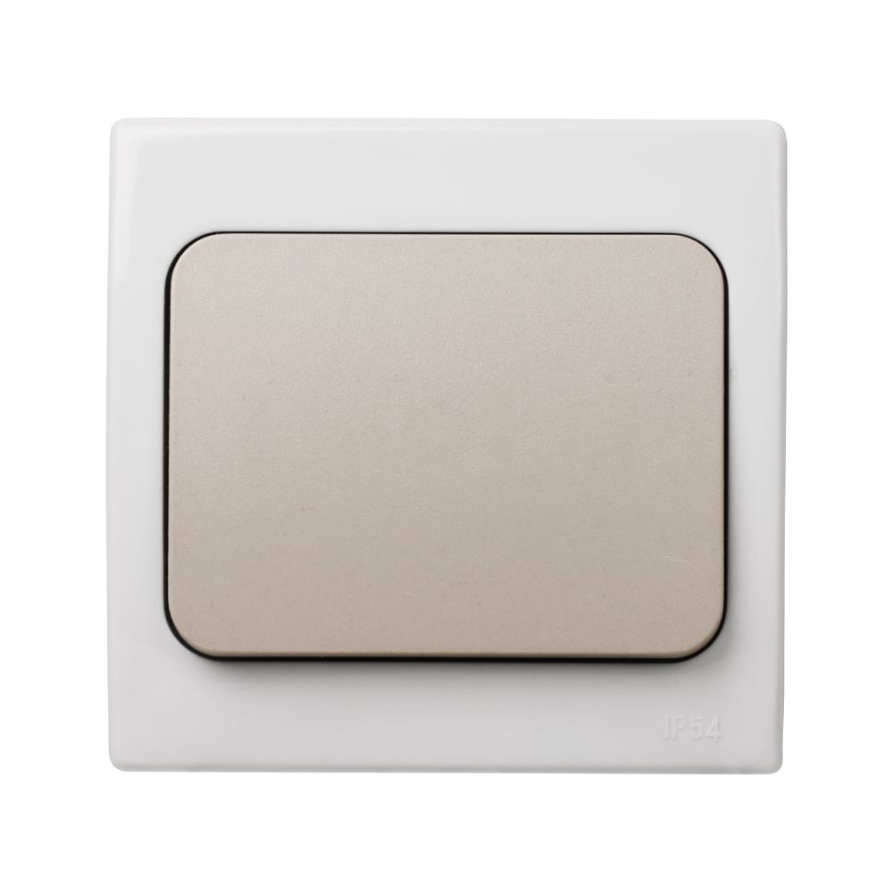 Изображение товара Выключатель скрытой установки IP54 10А серый TDM ELECTRIC SQ1803-0101