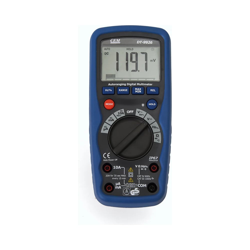 Изображение товара Профессиональный мультиметр с поверкой СЕМ DT-9926 686580