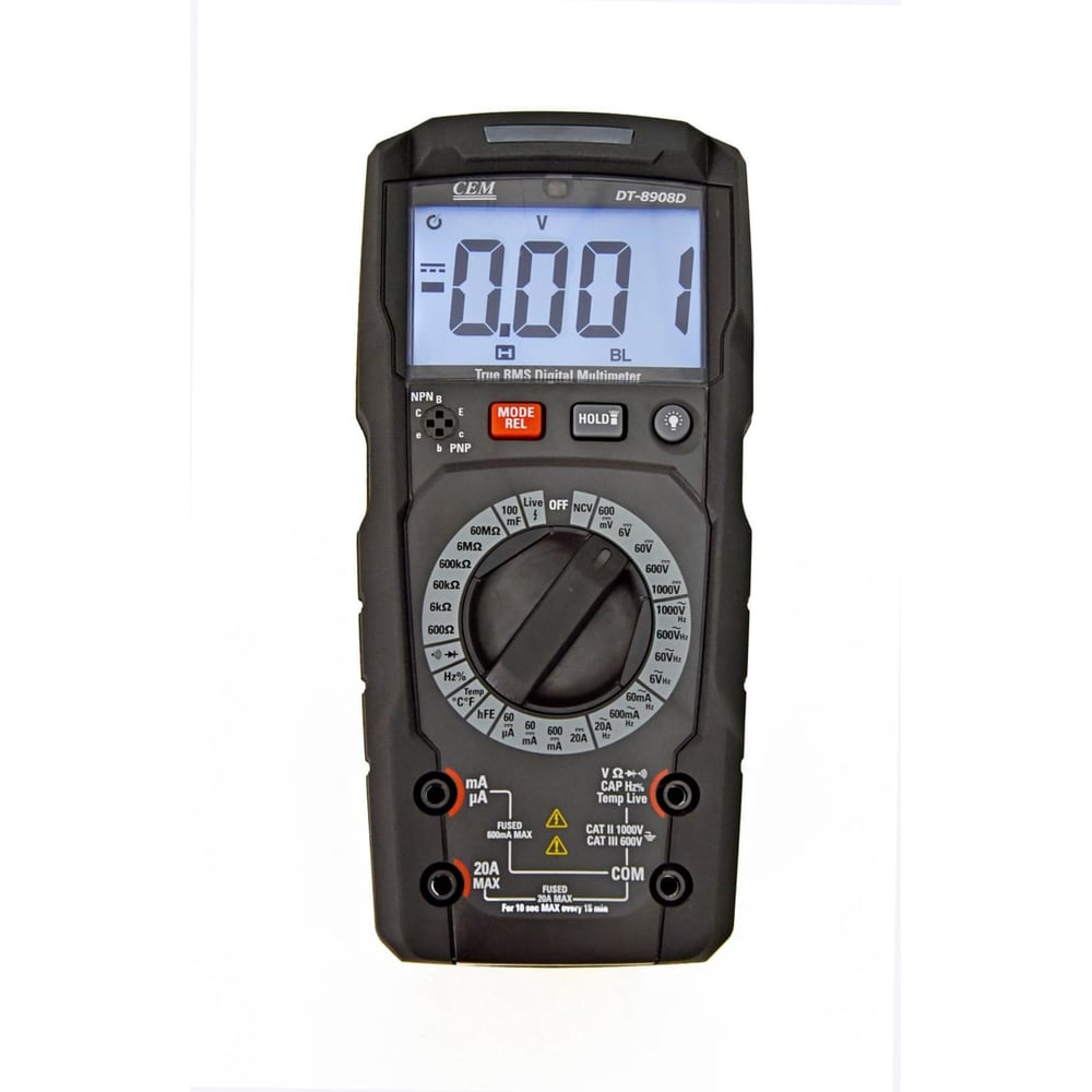 Изображение товара Мультиметр цифровой с поверкой СЕМ DT-8908D 686559