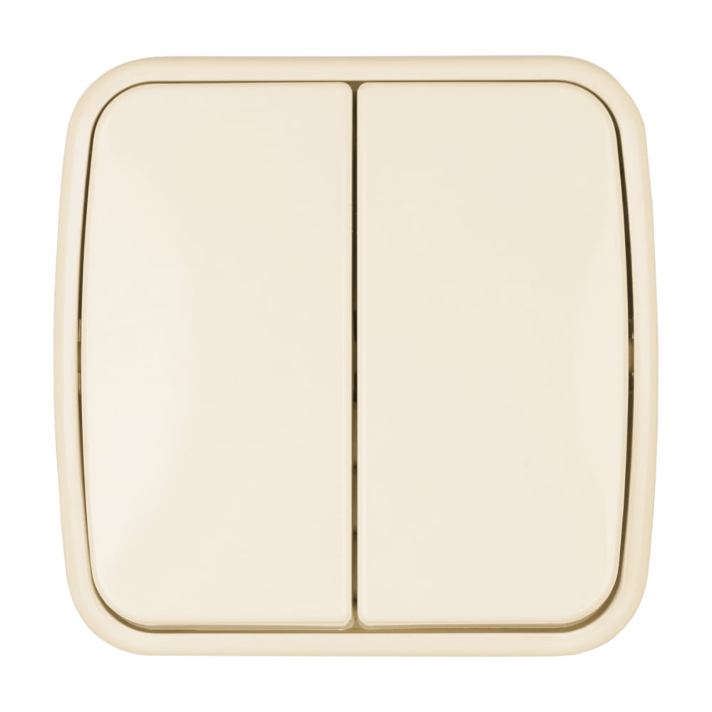 Изображение товара Выключатель TDM ELECTRIC SQ1824-0015 Дача 2клавешйный открытой установки