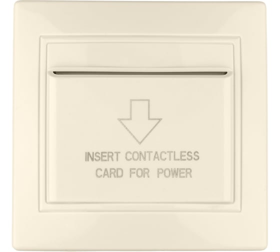 Изображение товара Карточный выключатель TDM ELECTRIC с задержкой отключения слоновая кость Таймыр SQ1814-0704