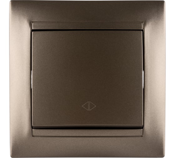 Изображение товара Перекрестный выключатель 1-клавишный 10А бронза серия "Лама" TDM ELECTRIC SQ1815-0736