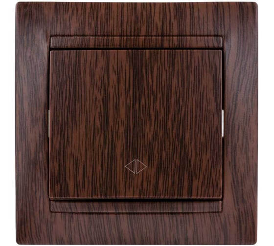Изображение товара 1-клавишный перекрестный выключатель TDM ELECTRIC 10А венге Лама SQ1815-0436