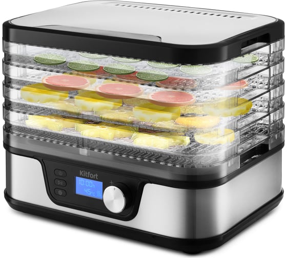 Изображение товара Сушилка для овощей и фруктов KITFORT КТ-1918