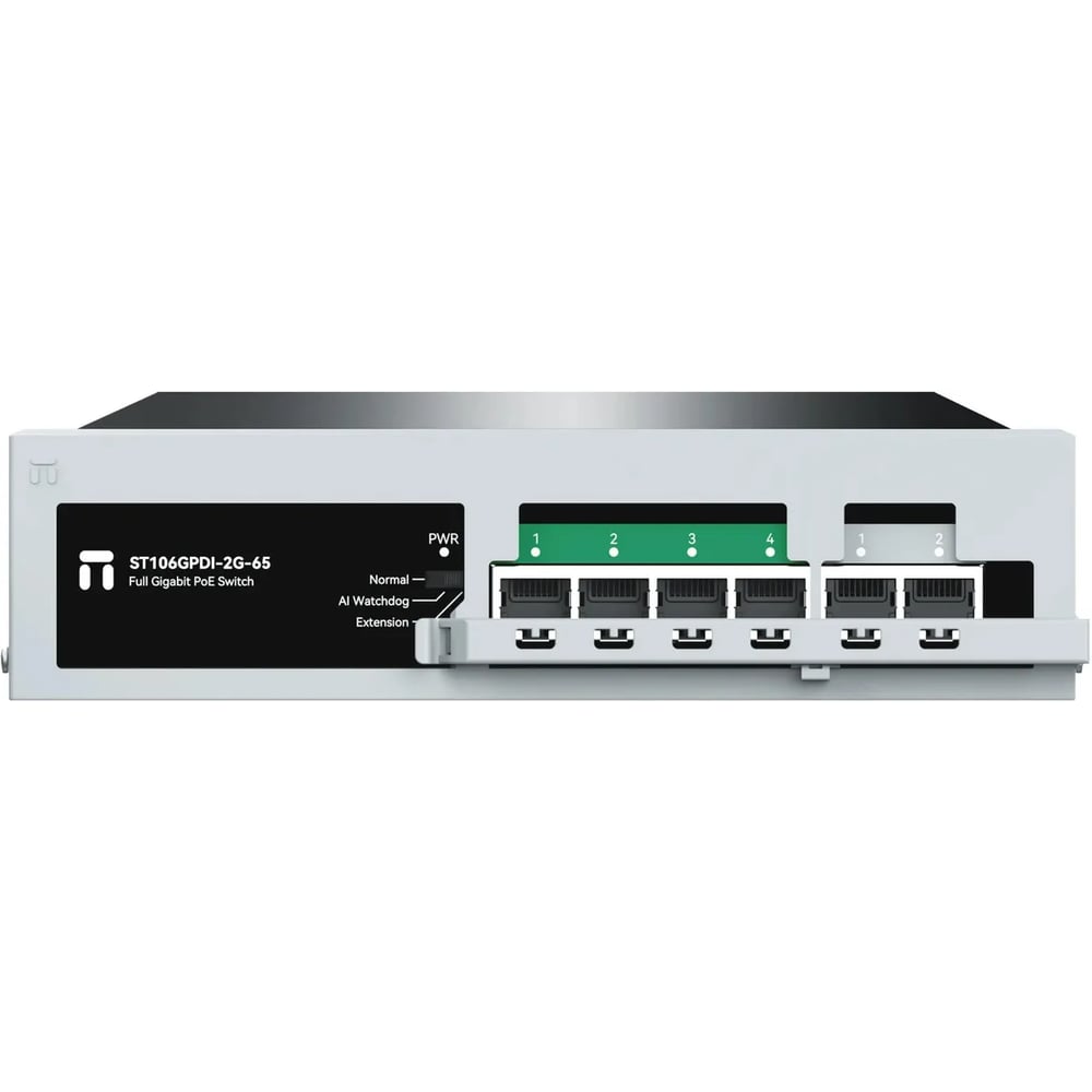 Изображение товара Коммутатор неуправляемый Netis ST106GPDI-2G-65 (L2), 4x1 Гбит/с, SFP/uplink RJ-45 2x1 Гбит/с, PoE 4x30 Вт (до 65 Вт) 10000160613 Изображение товара Коммутатор неуправляемый Netis ST106GPDI-2G-65 (L2), 4x1 Гбит/с, SFP/uplink RJ-45 2x1 Гбит/с, PoE 4x30 Вт (до 65 Вт) 10000160613