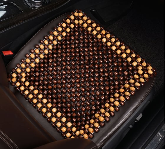 Изображение товара Массажная накидка PSV P2002 PAD деревянные косточки, коричневый, 1 шт. 132720