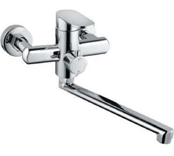 Изображение товара Смеситель для ванны MYNAH поворотный плоский излив, длиной 400 мм, латунь M2207