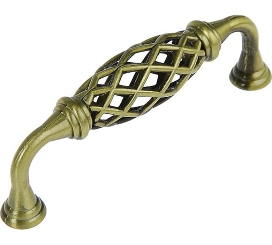 Изображение товара Ручка-скоба ТУНДРА PC169AB межцентровое расстояние 96 мм, цвет бронза 3671602