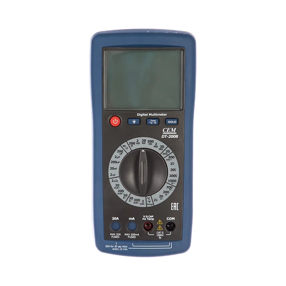 Изображение товара Мультиметр цифровой с поверкой СЕМ DT-2008 686535