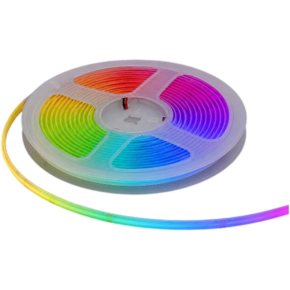 Изображение товара Светодиодная лента матовая Alvar Премиум COB RGB 24В, 12Вт, 480LED/м (в катушке 5 метров) AL-PC2412RGB Изображение товара Светодиодная лента матовая Alvar Премиум COB RGB 24В, 12Вт, 480LED/м (в катушке 5 метров) AL-PC2412RGB