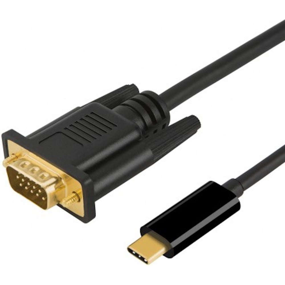 ΠΠ°Π±Π΅Π»Ρ KS-is USB-C Π½Π° VGA 1.8ΠΌ KS-415