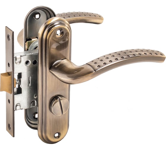 Изображение товара Защелка БУЛАТ ЗЩ1-Д01.01 (Л) АЛЬФА (бронза; левая; с фиксацией) 13955