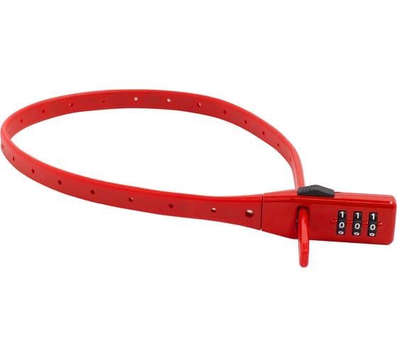 Изображение товара Навесной замок БУЛАТ ВС 455 НС (11х530 мм; кодовый; с нержавеющим тросом) 14034