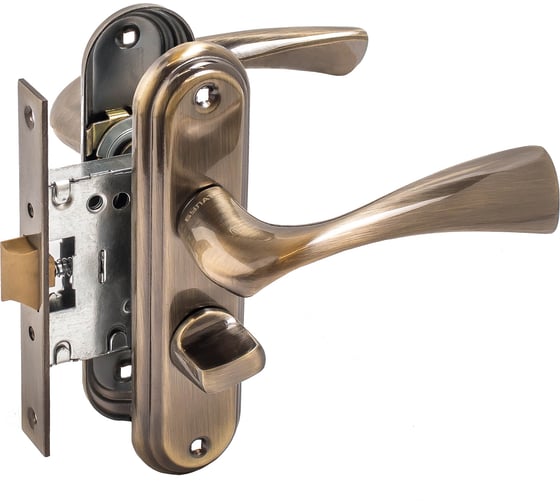 Изображение товара Защелка БУЛАТ ЗЩ1-Д03.01 (П) НОМОС (бронза; правая; с фиксацией) 13950