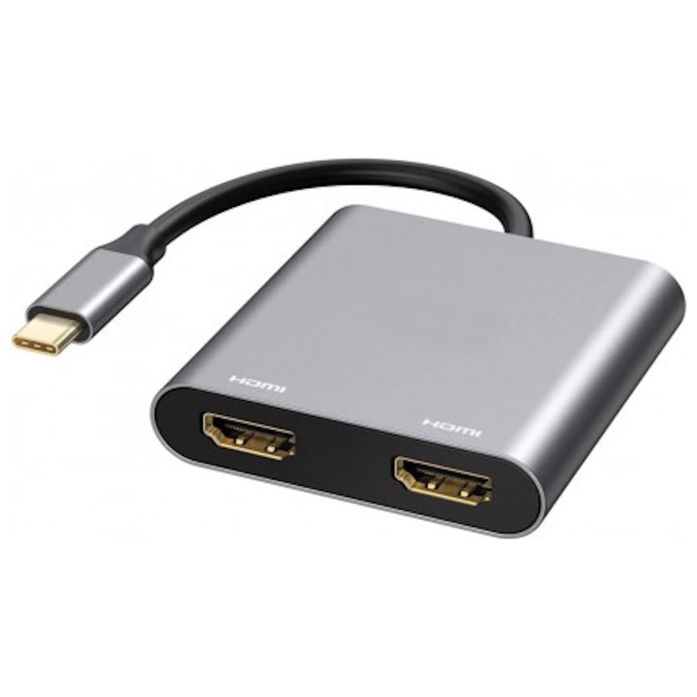 Изображение товара Адаптер KS-is USB Type-C M, 2xHDMI KS-927