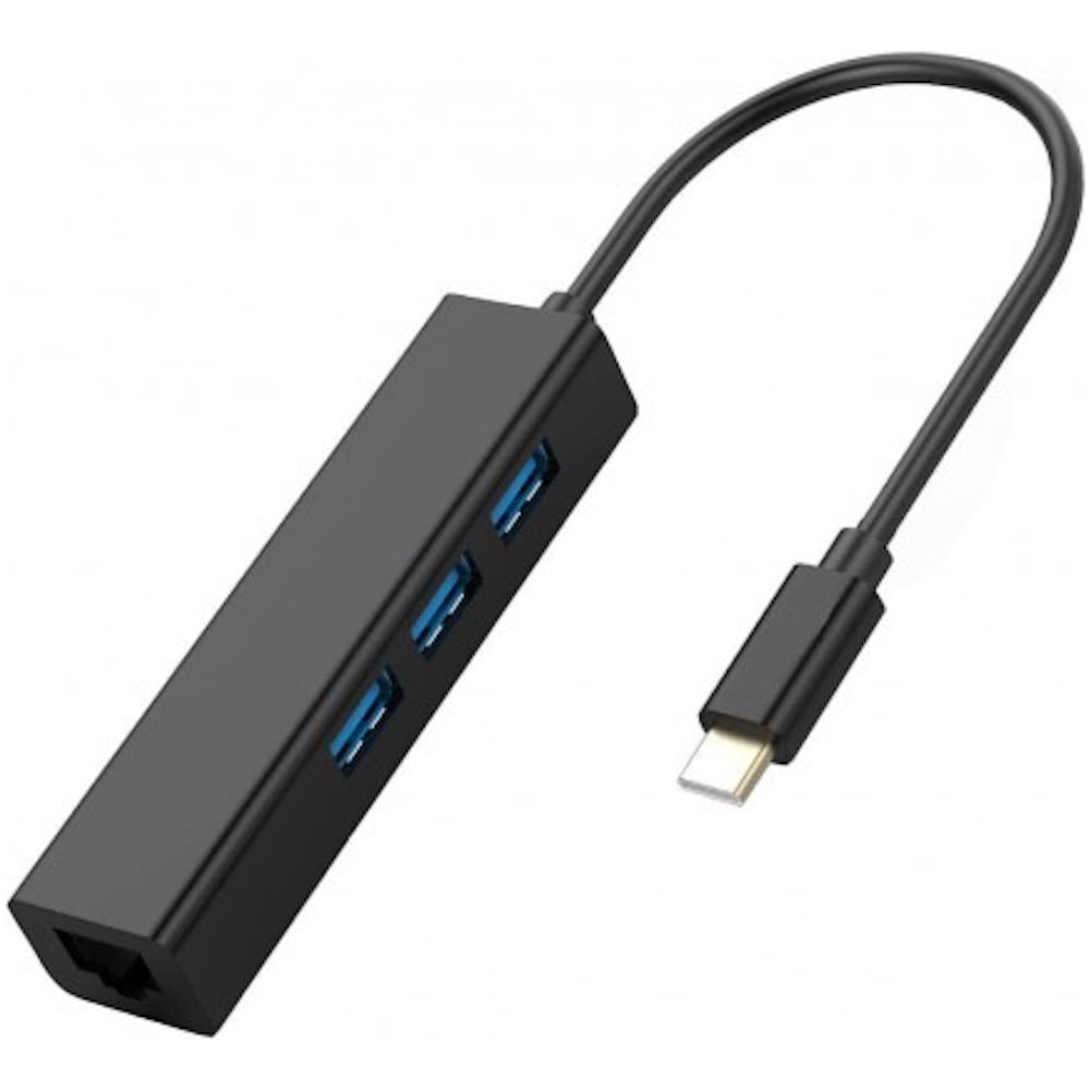 Изображение товара USB-C хаб KS-is USB 3.0, RJ45 Gigabit LAN KS-410 Изображение товара USB-C хаб KS-is USB 3.0, RJ45 Gigabit LAN KS-410