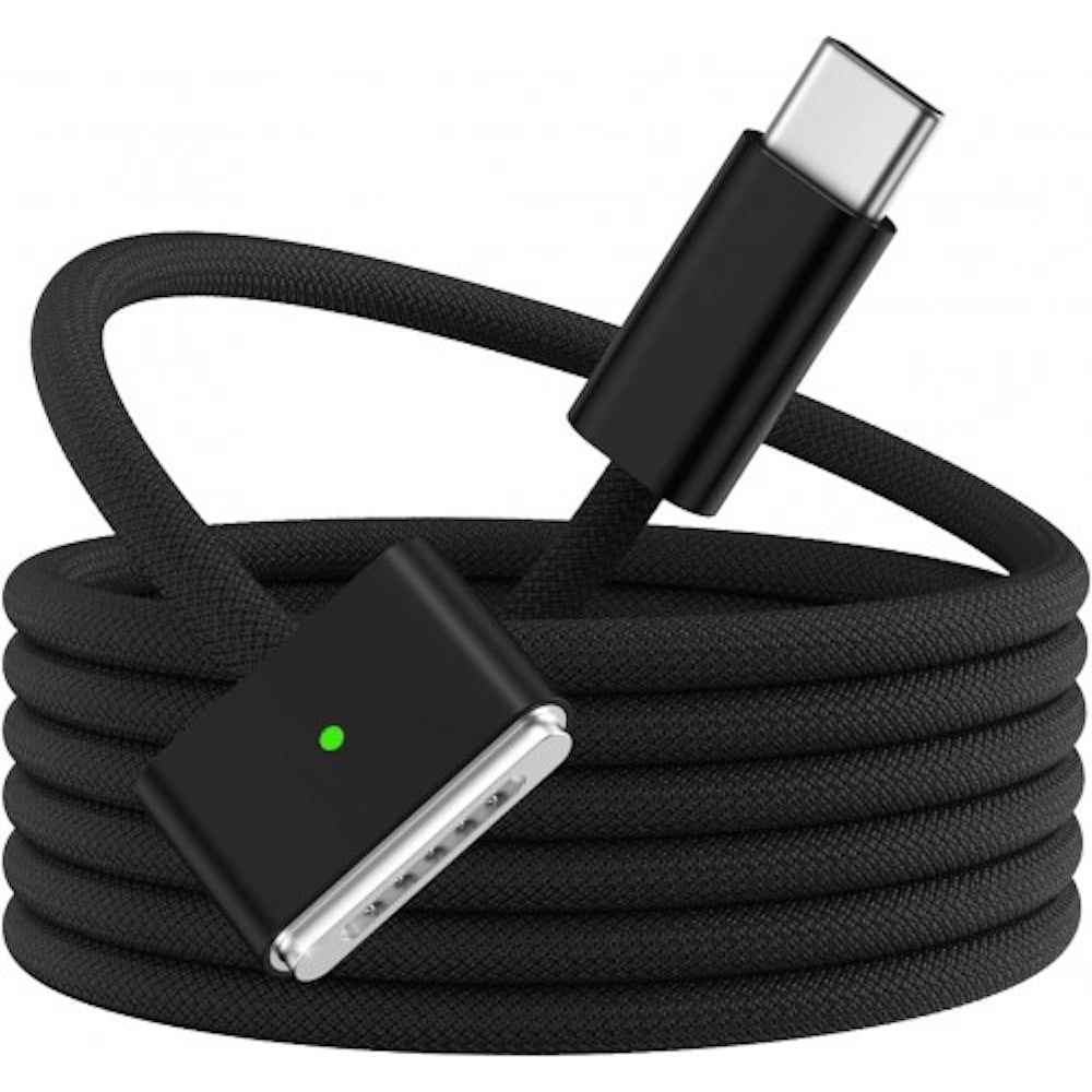 Изображение товара Кабель для зарядки KS-is USB-C M, MagSafe 3 F, 2 м, черный KS-806gen3-B-2 Изображение товара Кабель для зарядки KS-is USB-C M, MagSafe 3 F, 2 м, черный KS-806gen3-B-2